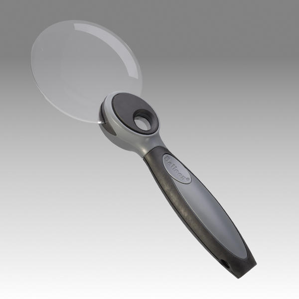 D 116 – LCH RL75 - Magnifier hand held rimless and with a rubberised grip